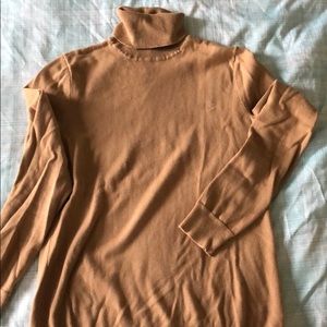 Tan Ralph Lauren turtle neck sweater